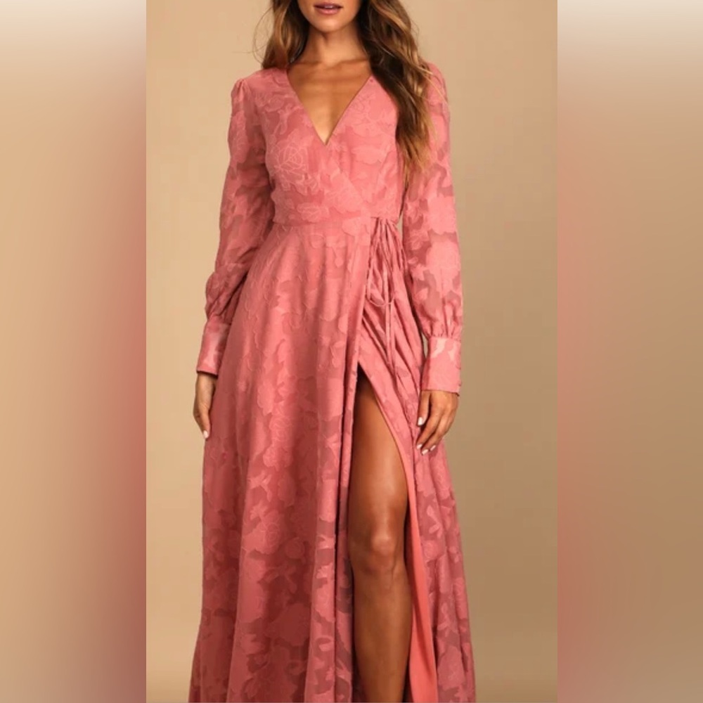 Lulu’s wrap maxi dress